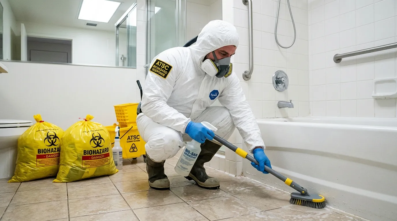 Decontamination equipment deployed for Blood Cleanup in Brandywine